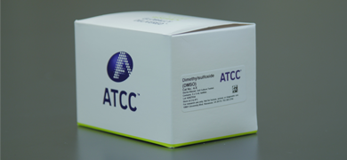 White box with ATCC printed on the side, labeled "dimethylsulfoxide (DMSO)."
