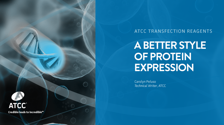 ATCC Transfection Reagents A Better Style of Protein Expression webinar overlay image