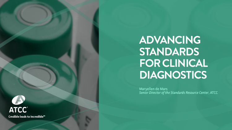 Advancing Standards for Clinical Diagnostics webinar overlay image