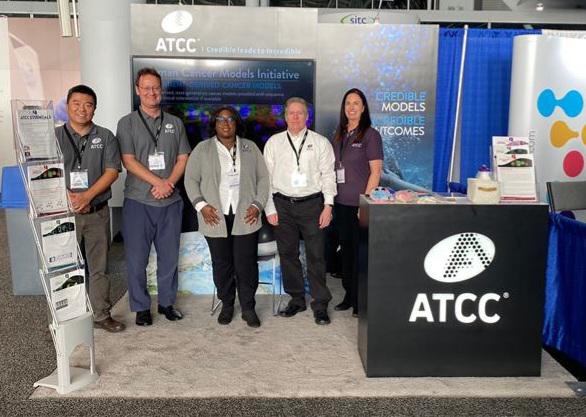 ATCC attendees Zhizhan Gu, John Foulke, Shalmica Jackson, Steve Budd, and Michelle Touloumes