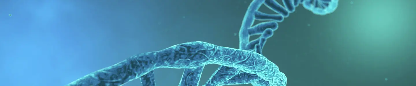 3D rendering of RNA strand