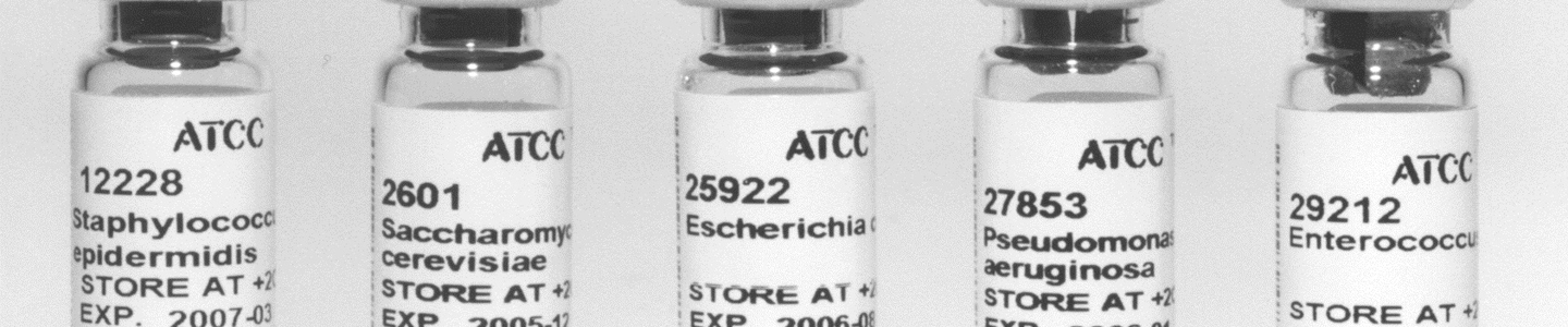 Small bottles of ATCC Preceptrol Cultures.