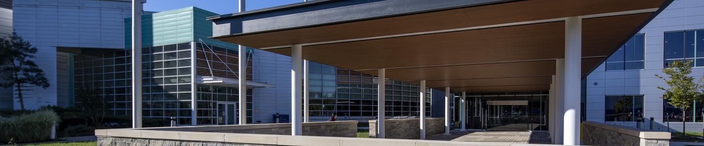 ATCC building walkway entrance.