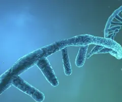 3D rendering of RNA strand